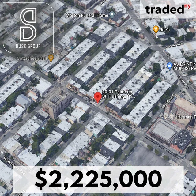 Mark Abdelmessih Of Dusk Group Represents Seller, Scott Torres, In $2.2M Mixed-Use Sale On Palmetto Street, Ridgewood, Queens