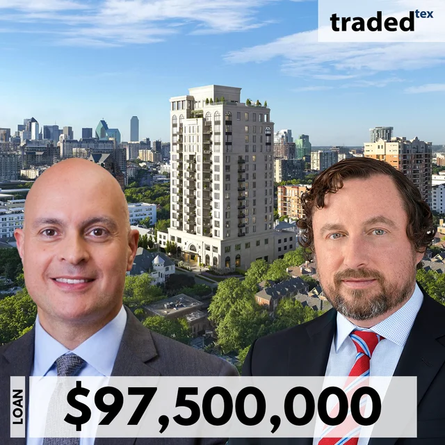 Mark Moskowitz Of University Place Asset Management And Clayton DeGiacinto Of Axonic Capital Provide $97.5M Loan To One Turtle Creek LP For Dallas Development Site