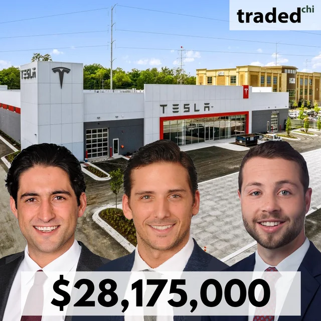 Kingsbarn Realty Capital Acquires Tesla Sales Service And Delivery Center For $28.17M In Northbrook