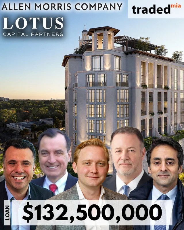 Spencer Morris & Carmine Berardi Secure $132.5M Loan For Ponce Park Residences In Coral Gables