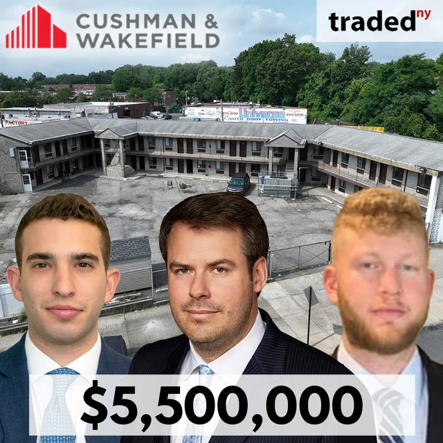 Amit Kapoor Acquires Bronx Hotel For $5.5M With Brokers Jonathan Squires, Josh Neustadter & Austin Weiner (Cushman & Wakefield)
