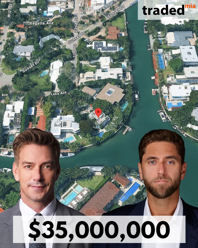 Roberto Quiroz & Marko Gojanovic Of MRLuxuryGroup Facilitate $35M Sale Of Development Site In Miami Beach