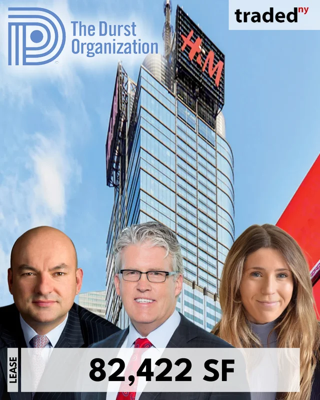 Bank Of Montreal Leases 82422 Square Feet At Durst Organization's 151 West 42nd Street