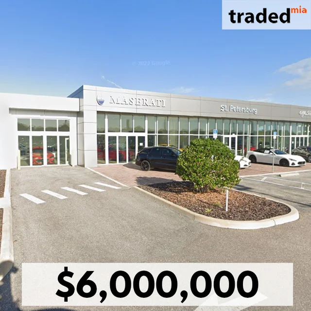 Bruce Qvale & Laura Hiura Acquire Showroom Property On Gandy Blvd In Pinellas Park, FL For $6M