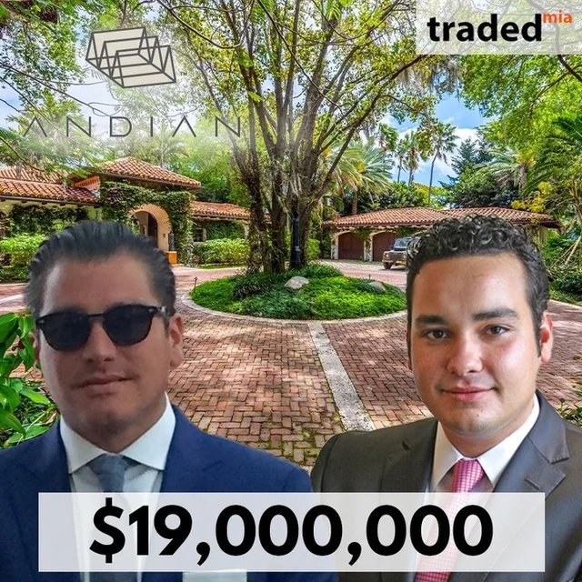 Andres Isaias & Alejandro Diaz Bazan Acquire SFR In Miami Beach For $19M