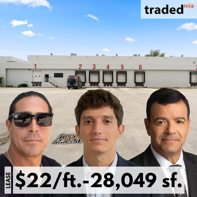 Luis Piñeres Leases 28049 SF Industrial Space At 2020 Northwest 89th Place Doral