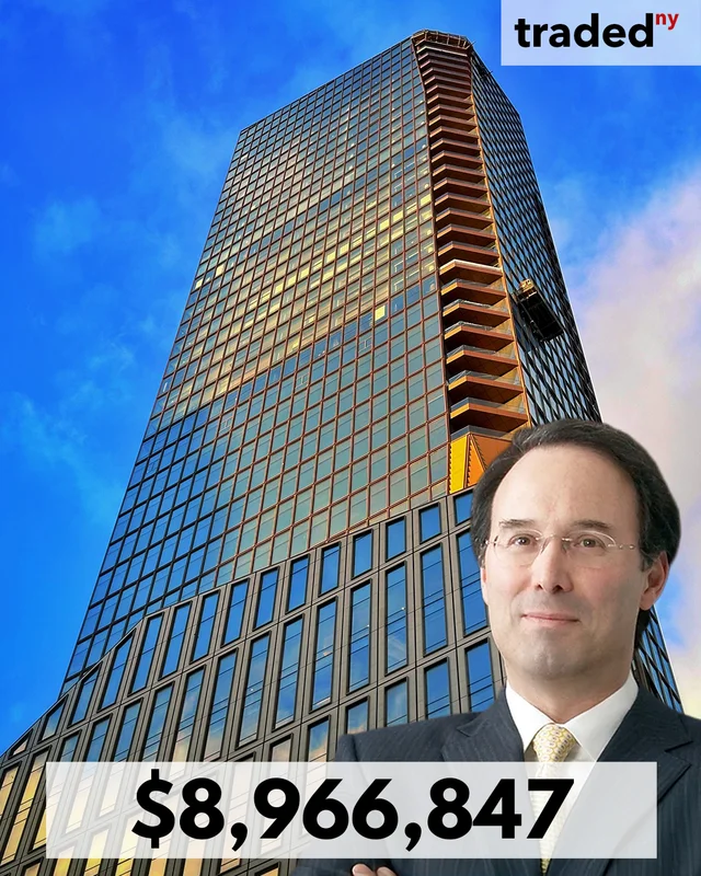 Adam Stone Acquires Condo At 50 West 66th Street Manhattan From Gary Barnett For $8.97M