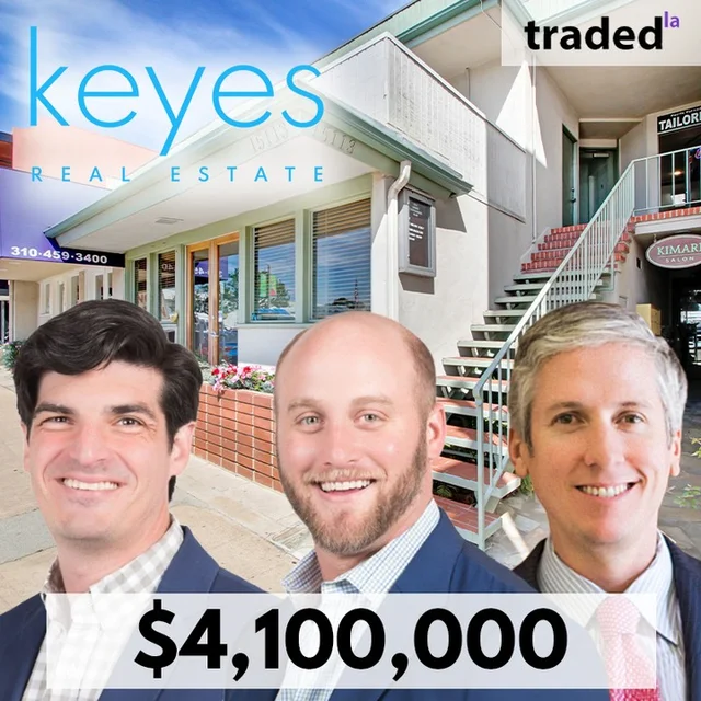 Keyes Real Estate Acquires Office Building On W. Sunset Blvd In Pacific Palisades For $4.1M