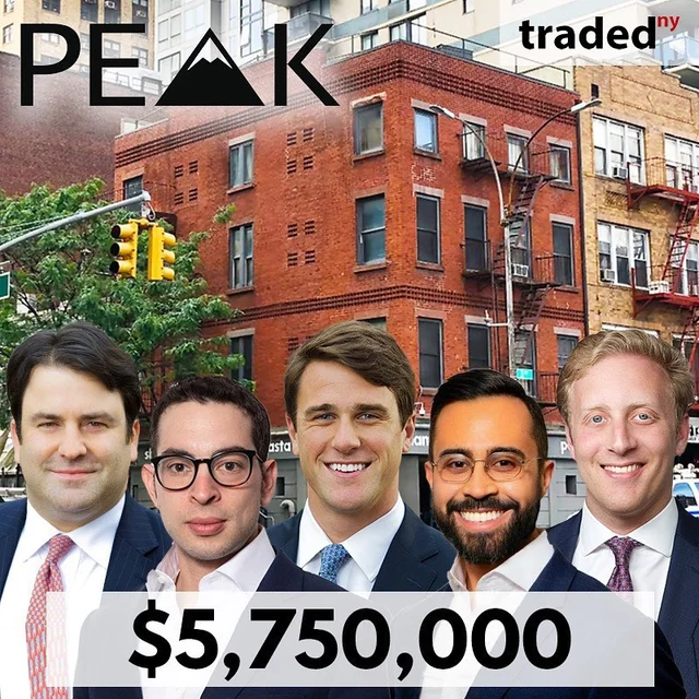 PEAK Capital Acquires Mixed-Use Property On 282 3rd Avenue In Gramercy Park For $5.75M