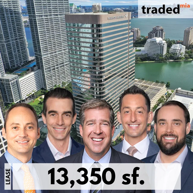 National Union Fire Insurance Company Renews Lease At 701 Brickell Avenue Represented By Colliers And Cushman & Wakefield
