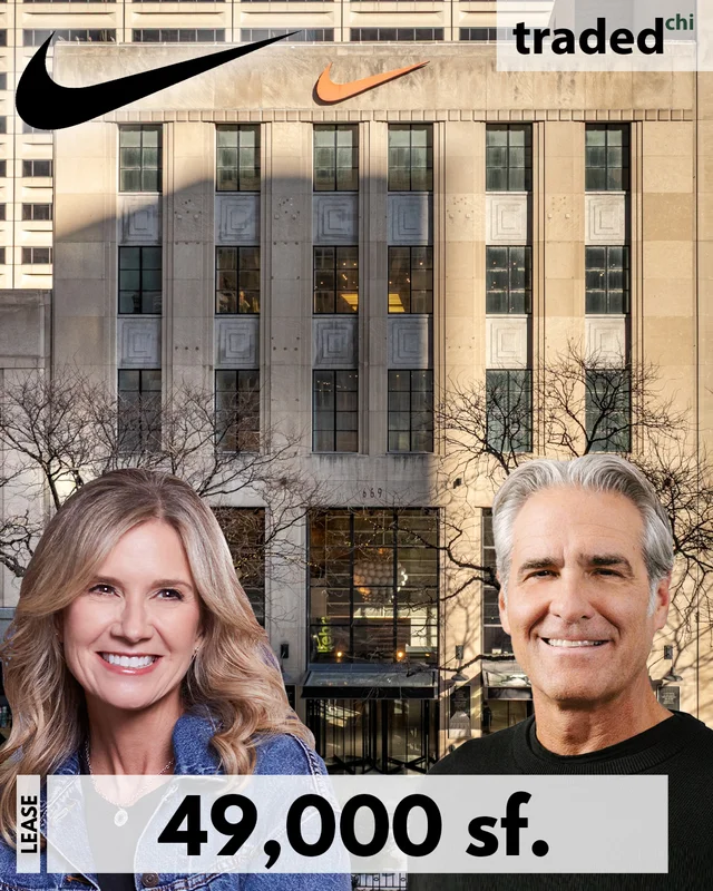 Michelle Gass Of Levi Strauss And Elliot Hill Of NIKE Sign Lease At 663 North Michigan Avenue
