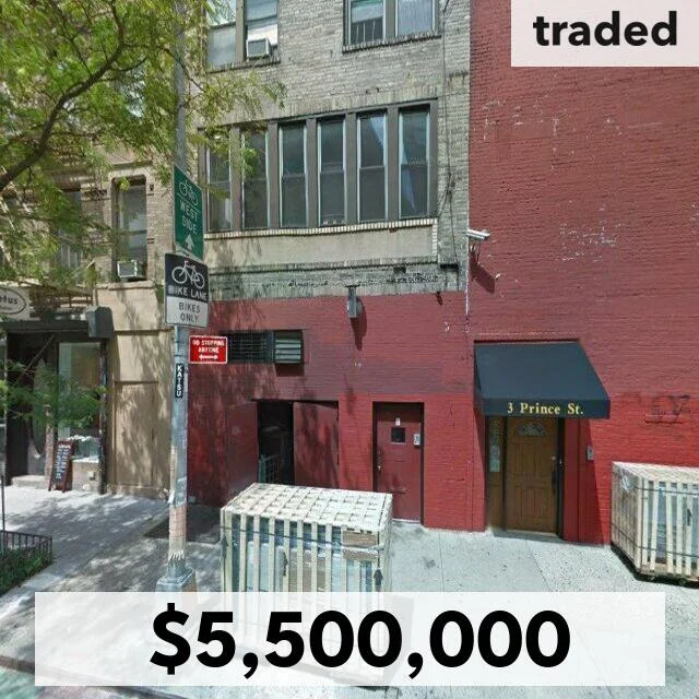 Jack Dutch Purchases 5 Prince St Multifamily Property In New York For $5,500,000 From Bari Restaurant Supply