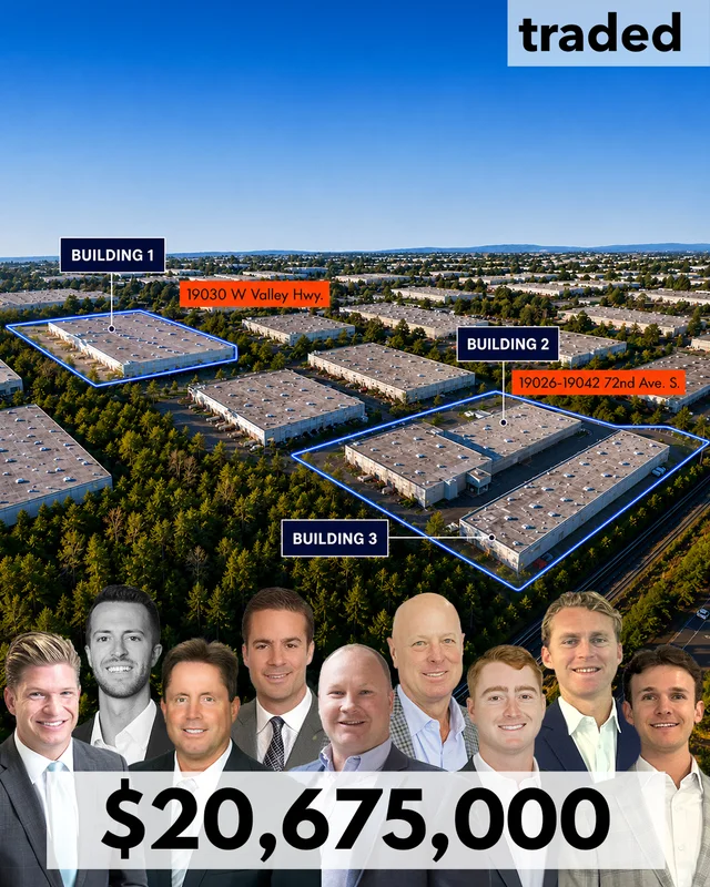 Tyler Mattox, Jason Neiger, Michael Mullahey & Sam Neglia Of MCA Realty Acquire Industrial Property From Westcore For $20.68M