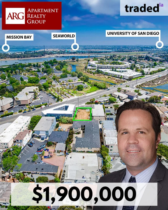 James V. Carter Of Apartment Realty Group Represents Seller In $1.9M San Diego Development Site Sale