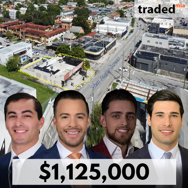 Carlos J. Canal Purchases Retail Property At 1801 West Flagler Street For $1.125M
