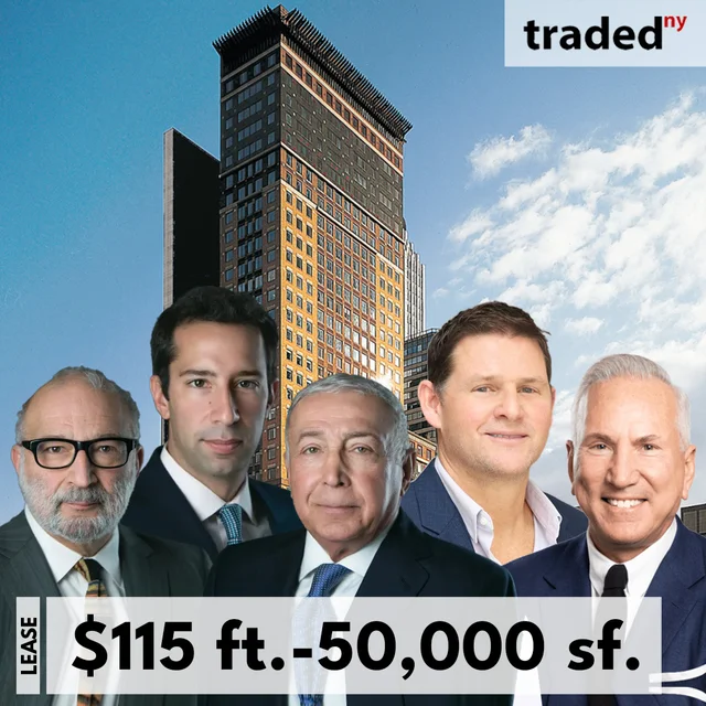 Tom Elghanayan, Frederick Elghanayan, And Jake Elghanayan Of TF Cornerstone Lease Manhattan Office To Tenant Steve Rosenberg Of Greystone