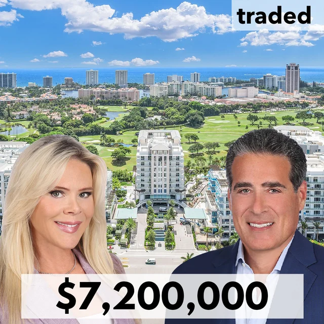 David Hall & Sonia Hall Of Compass Represent Buyer In $7.2M Boca Raton Condo Sale