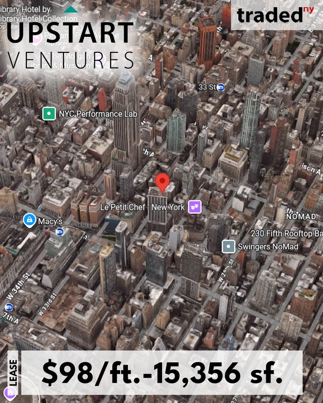 Eyal Ofer's Global Holdings Leases Office Space To UpStart Ventures In NoMad For $98 Per SF