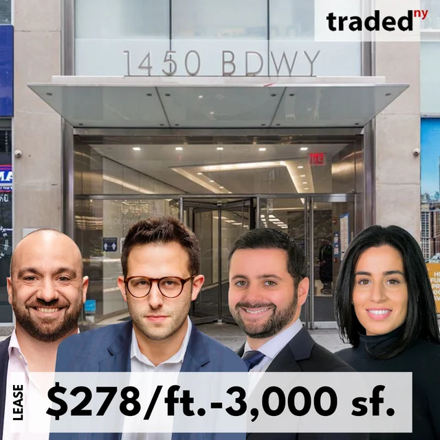 International Restaurant Group Leases Retail Space At 1450 Broadway In Midtown West For $278/ft