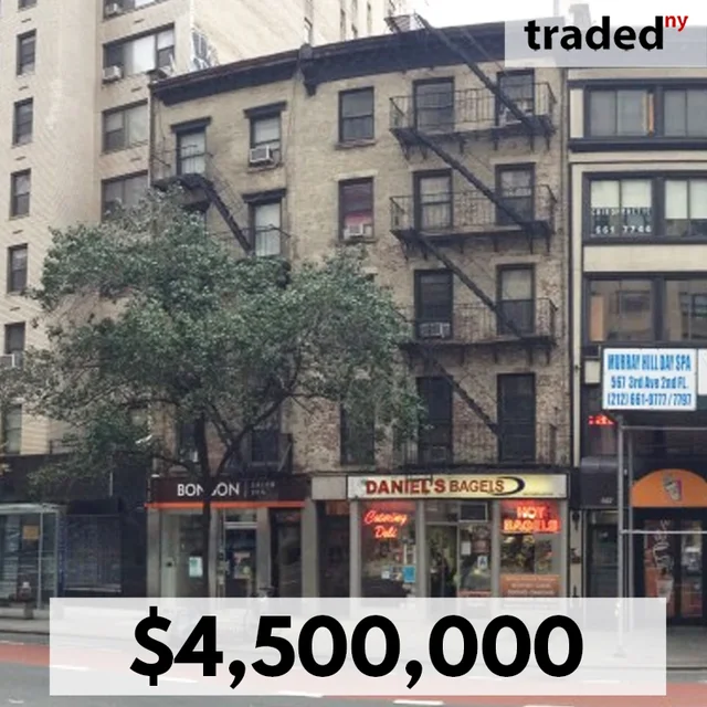 Kevin Lalezarian Acquires Commercial Property On 3rd Avenue In Murray Hill, Manhattan For $4.5M