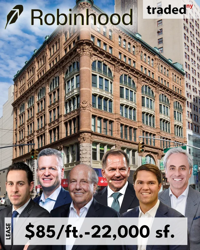 Robinhood Signs 30-Year Lease For 53,000 Square Feet Office At 841 Broadway In Union Square