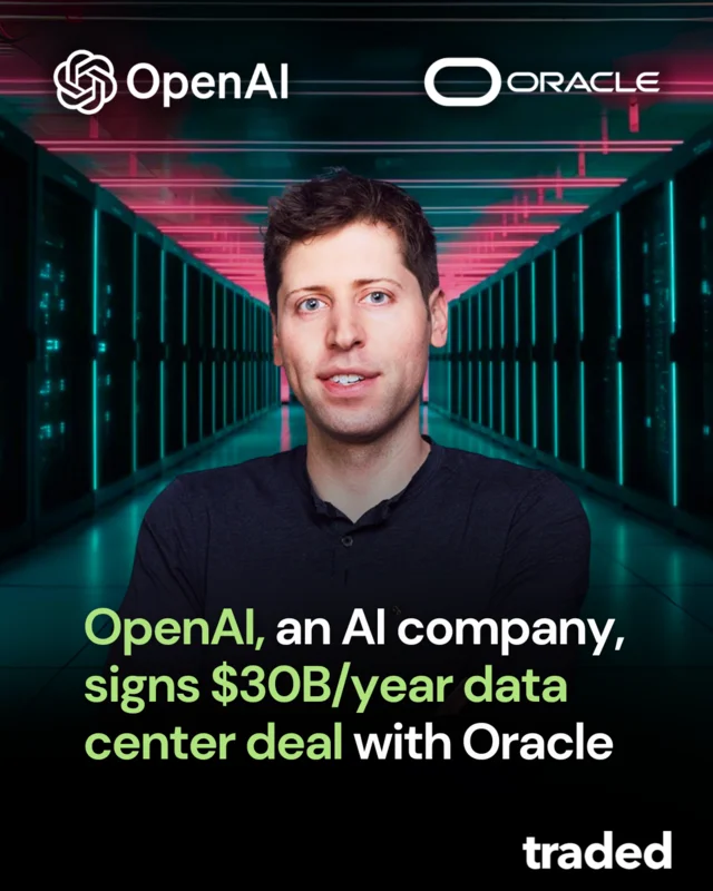 OpenAI Secures $30 Billion Data Center Services Deal With Oracle For Stargate Initiative