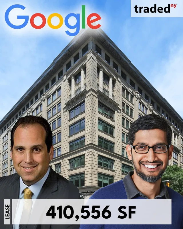 Sundar Pichai Of Google Renews Lease For 410,556 Square Feet At 315 Hudson Street