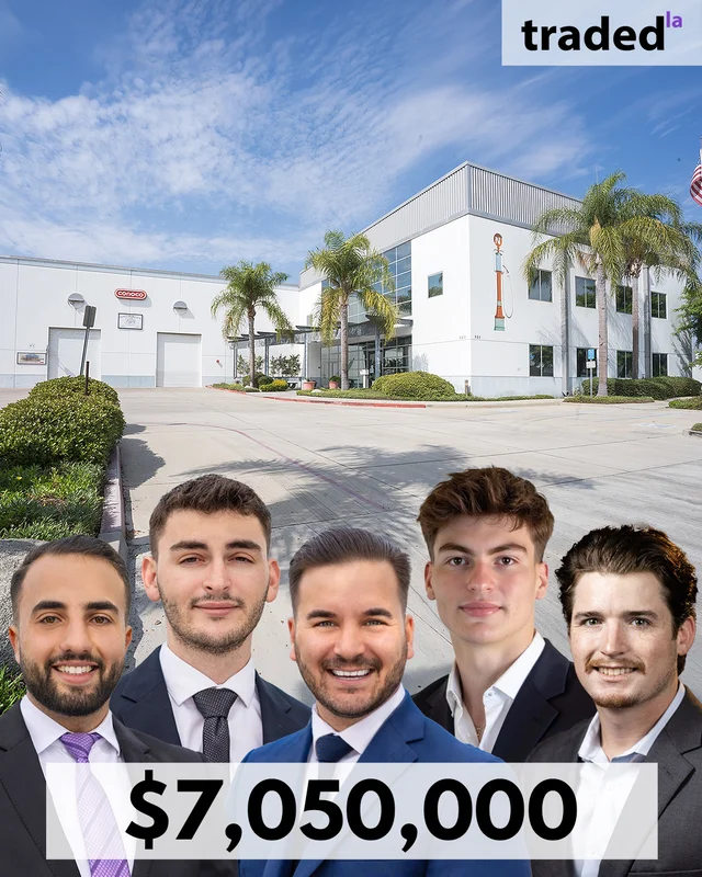 Dimitre Petrov, Dylan Brazil, Thomas Beniamen, Pierce Brazil & Nolan Rockwell Represent Buyer In $7.05M Industrial Sale In Placentia