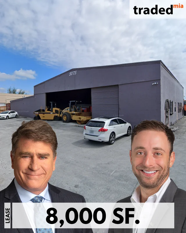 Robert Eckstein And Craig Merlin Of NAI Miami Fort Lauderdale Represent Landlord In Doral Industrial Lease