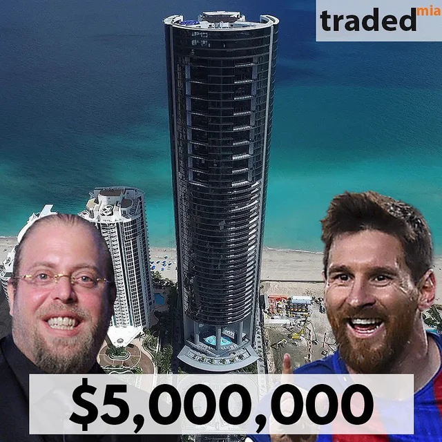 Gil Dezer Sells Porsche Design Tower Condo In Sunny Isles Beach To Lionel Messi For $5M