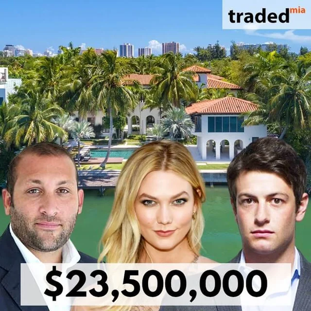 Karlie Kloss & Joshua Kushner Acquire $23.5M SFR In Miami Beach From Menin Hospitality