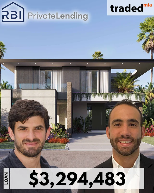 Rodrigo Pintos Of Pintos Residential Secures $3.29M Refinance Loan From Eduardo Cohen In Miami