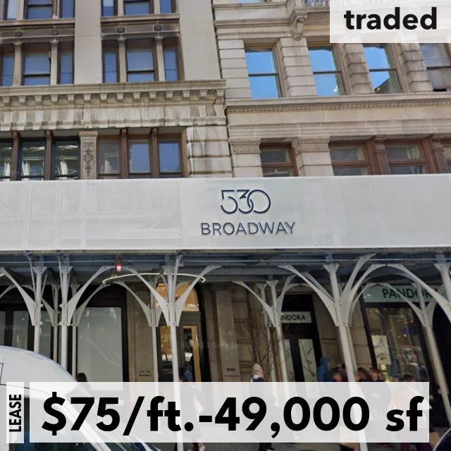 Knotel Leases 49000 Square Feet At 536 Broadway New York From Thor Equities