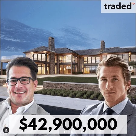 Zack & Cody Vichinsky Of Bespoke.RealEstate Broker $42.9M Sale Of Southampton SFR