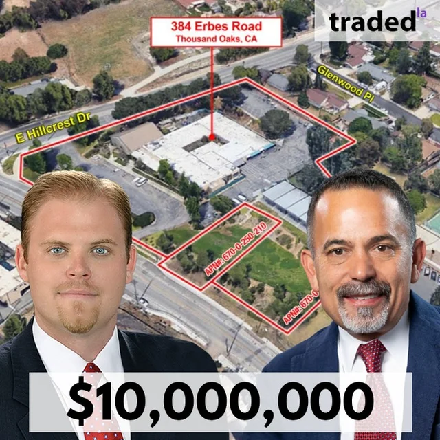 City Of Thousand Oaks Acquires 4.07 Acre Development Site On Erbes Road For $10M