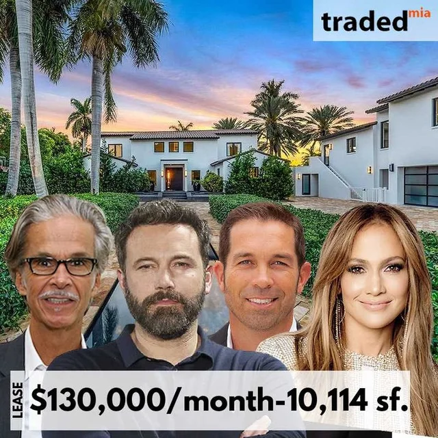 Jennifer Lopez & Ben Affleck Lease Miami Beach Single Family Home From Paul Morelli