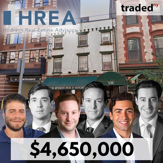Hildreth Real Estate Advisors Acquires Mixed-use Property In TriBeCa For $4.65M