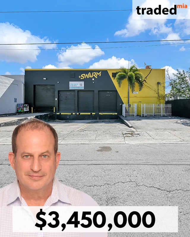 Mario Montoya Purchases Industrial Property From Javier Zayas For $3.45 Million In Miami
