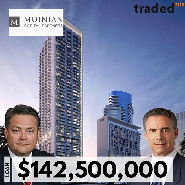 Moinian Capital Partners Closes $142.5 Million Loan For Mixed-Use Property In Miami