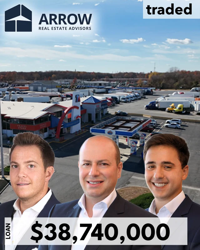 Morris Betesh, Justin Boruchov & Louis Halperin Of Arrow Real Estate Advisors Represent Landlord In $38.74M Industrial Loan