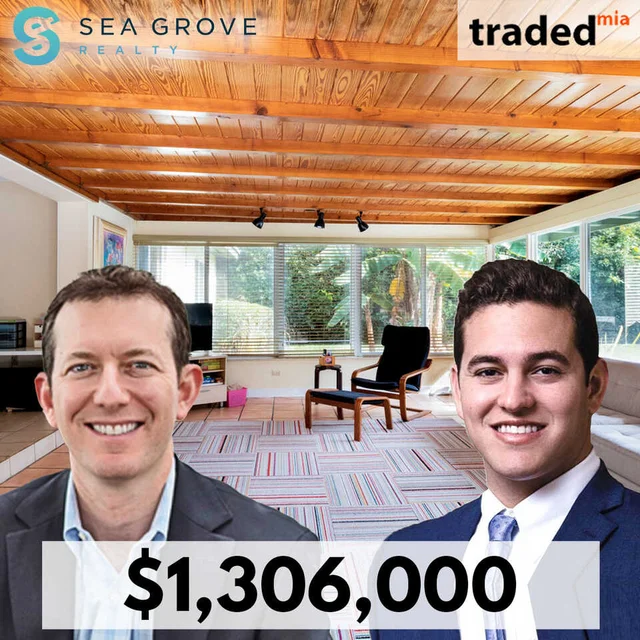 Remax & Sea Grove Realty Sell South Miami SFR For $1.3M