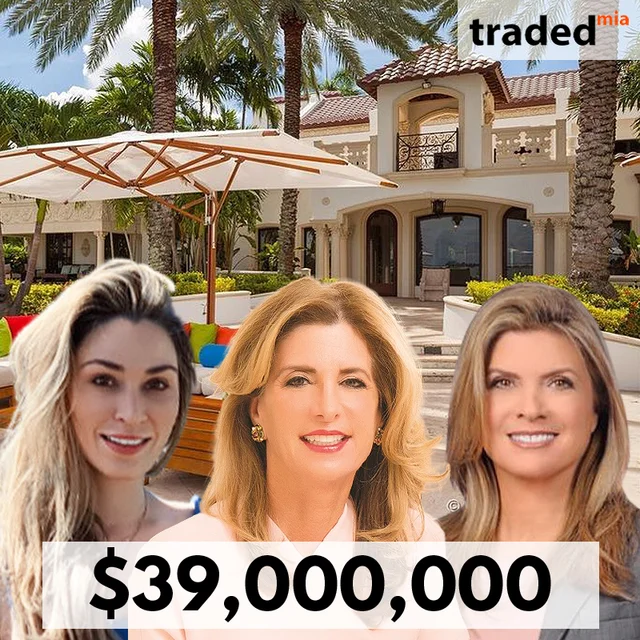 Luxury SFR On Star Island Dr In Miami Beach Sold For $39M With Buyer's Rep Jill Hertzberg & Seller's Rep Dora Puig
