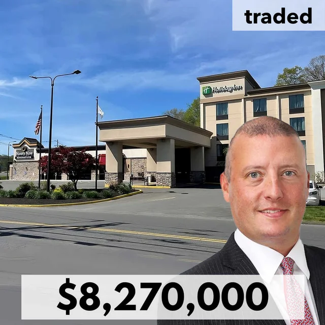 Holiday Inn Danbury-Bethel Hotel Sold For $8.27M In Danbury, CT With Marcus & Millichap As The Broker