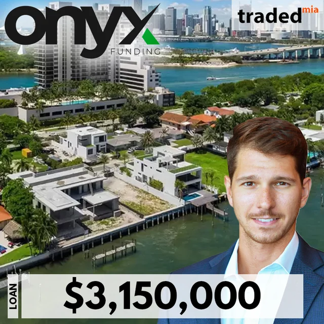Daniel Taylor - Onyx Funding Provides $3.15M Acquisition Loan For Development Site On N Venetian Dr., Miami Beach