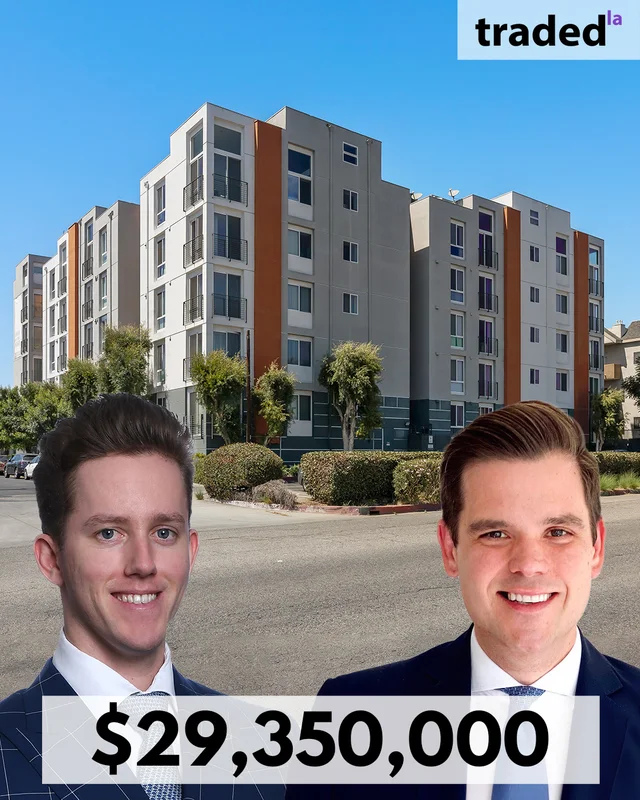 Luc Whitlock & Blake Rogers Of JLL Facilitate Sale Of Multifamily Asset In North Hollywood For $29.35M