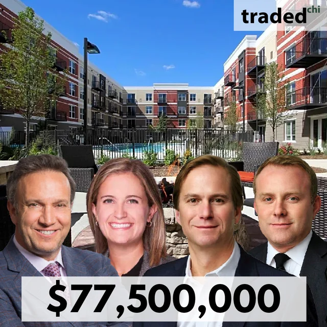 David Schwartz And Julie Heigel Acquire Multifamily Complex In Lisle From JVM Realty For $77.5M