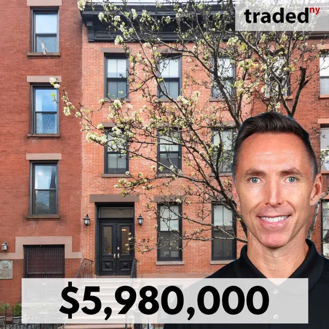 Steve Nash & Lilla Frederick Sell $5.98M SFR In Brooklyn's Cobble Hill