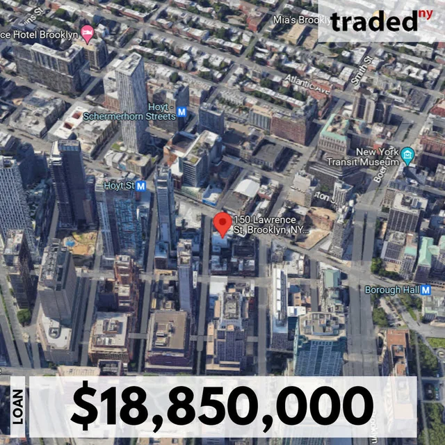Valley National Bank Provides $18.85M Loan For Development Site At 150 Lawrence Street, New York City