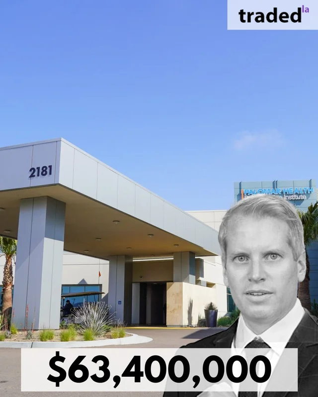 Sila Realty Trust Inc. Acquires Hospital In Escondido For $63.4M