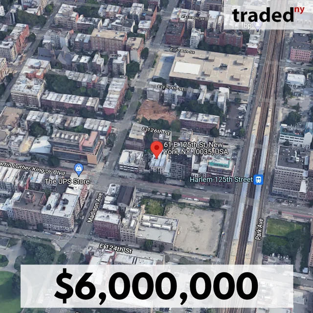 Sapphire Acquisitions Acquires Mixed-use Property On East 125th Street For $6M